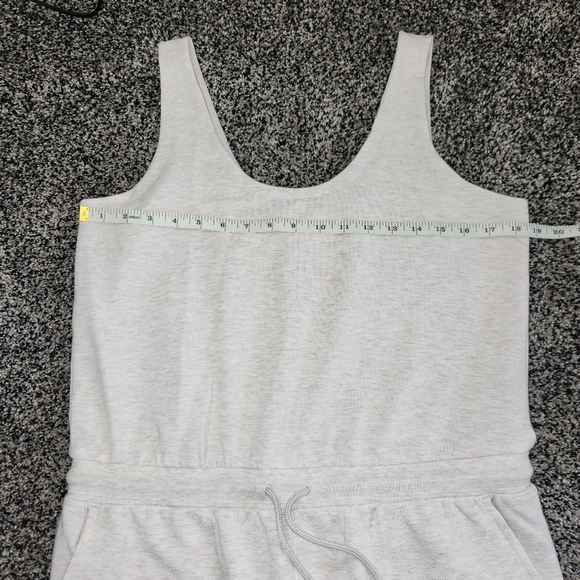 Large Women’s Athleta Balance Jumpsuit Sleeveless Jumpsuit Toasted Brown Heather - Picture 3 of 12